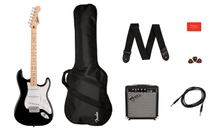 Load image into Gallery viewer, Squier Sonic Strat Pack BLK