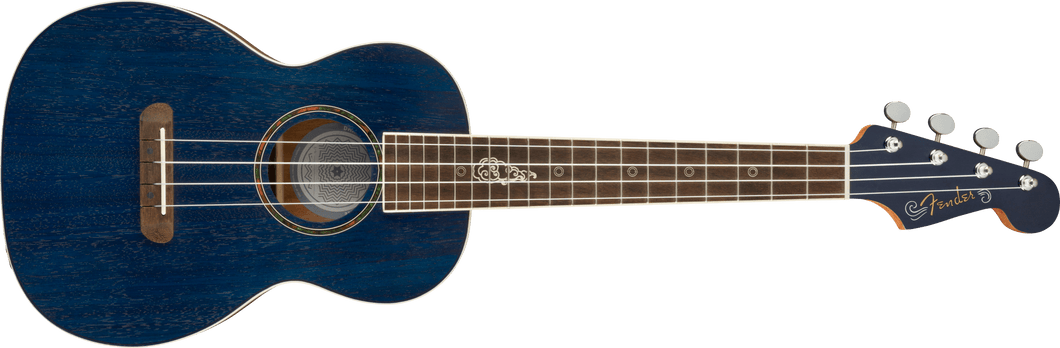 Fender DHANI HARSN UKULELE, SPHR BLUE WN