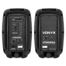 Load image into Gallery viewer, Vonyx VPS082A Active Speaker Set 8 Inch LED MP3 BT