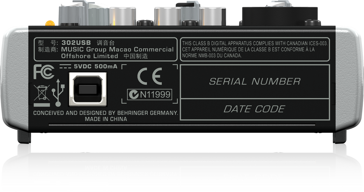 Behringer XENYX 30202USB Mixing Console
