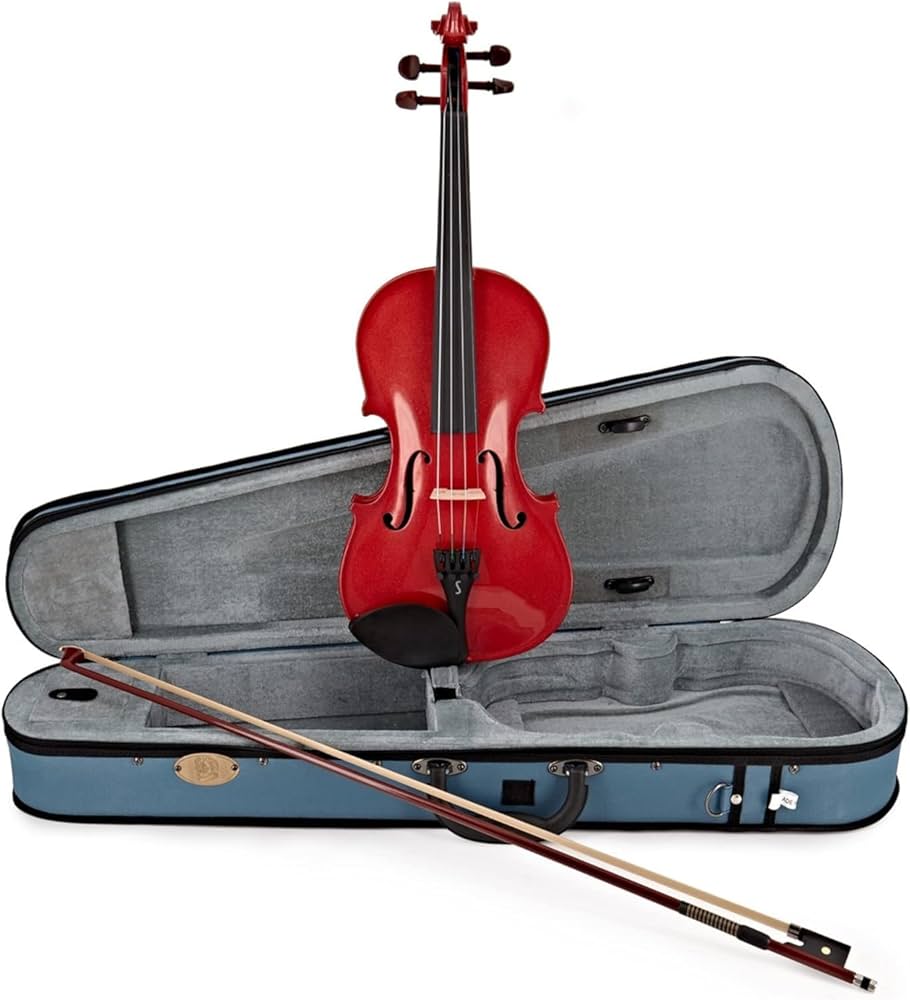 Stentor Harlequin Series 4/4 size Violin Red
