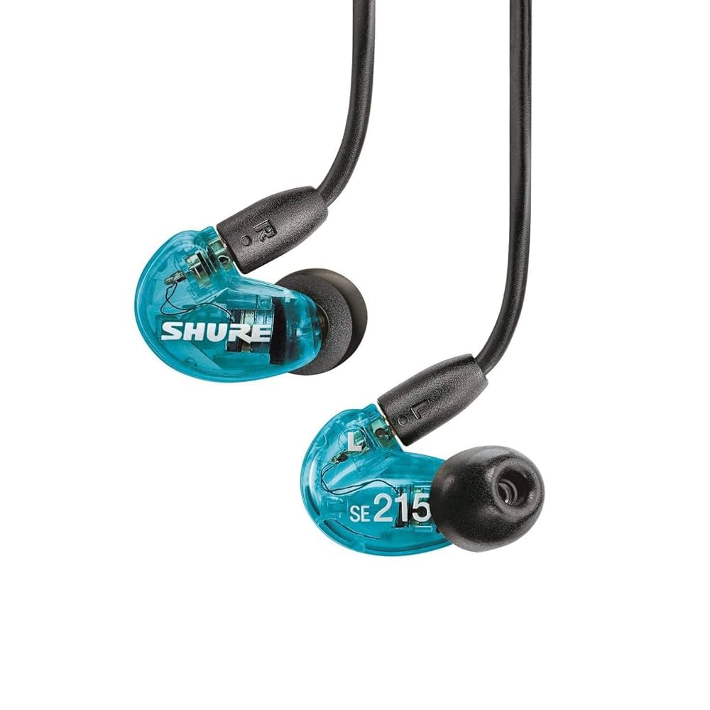 Shure SE215 Blue Stereo In-ear Headphones