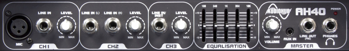 LANEY AH40 AUDIOHUB 40W 1X8 MULTI AMP
