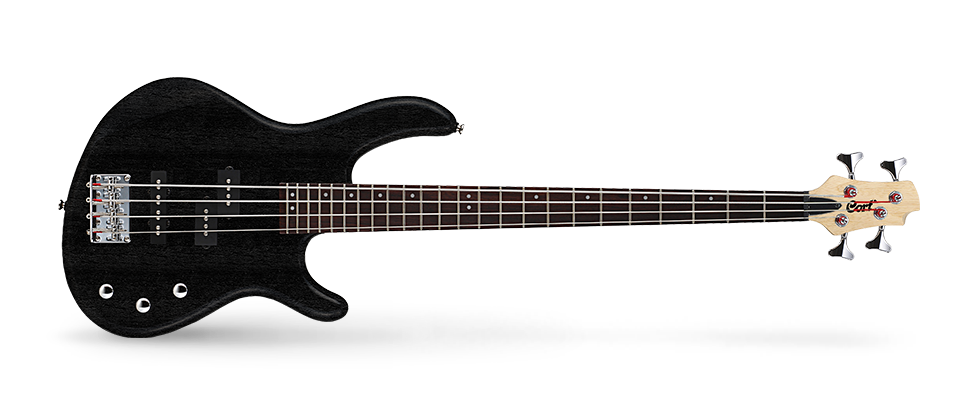 Cort Action PJ 4 string Open Pore Black