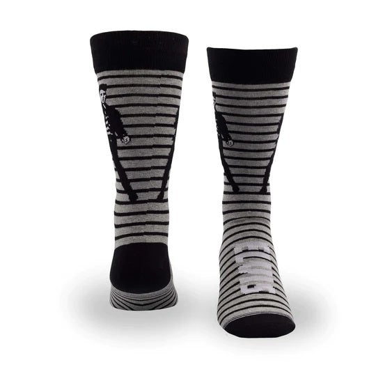 Perris Elvis Socks GREY Jailhouse Rock - LRG