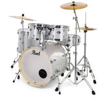 Load image into Gallery viewer, Pearl Export 20" Fusion Package with Zildjian Cymbals Artic Sparkle