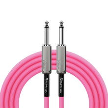 Load image into Gallery viewer, Kirlin 10ft Glow Pink Guitar Cable