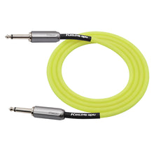 Load image into Gallery viewer, Kirlin 10ft Glow Yellow Guitar Cable