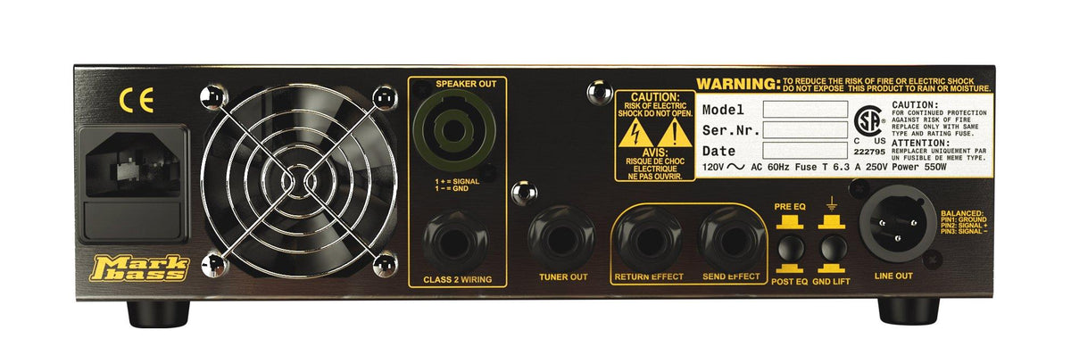 Markbass Little Mark 250w Black Line Bass Head
