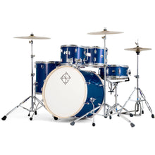 Load image into Gallery viewer, Dixon Spark Standard Series 5-Pce Drum Kit with Cymbals in Deep Blue