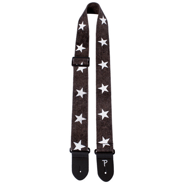 Perris 2" DLX Cotton Gry Star Strap