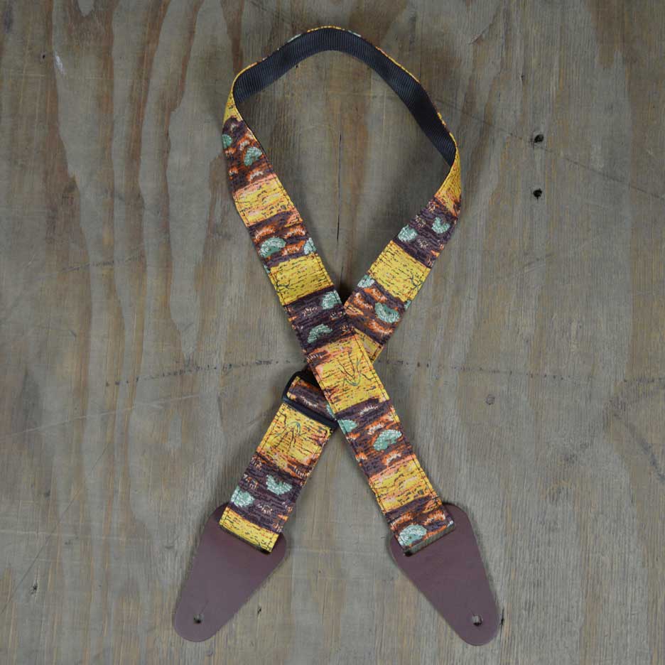 Colonial Leather RSI-10 Aboriginal Art Rag Strap - Bush Yellow