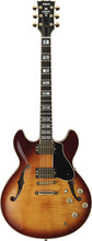 Load image into Gallery viewer, Yamaha SA2200 Semi Acoustic 335 style Guitar Vintage Sunburst with Hard Case
