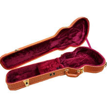 Load image into Gallery viewer, Torque Wooden Archtop LP-Style Electric Guitar Case in Ostrich Finish