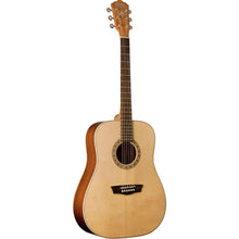 Load image into Gallery viewer, Washburn WD7S-A-U Harvest Dreadnought Acoustic Guitar, Natural