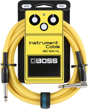 Load image into Gallery viewer, Boss Instrument Cable 10ft/3m Yellow
