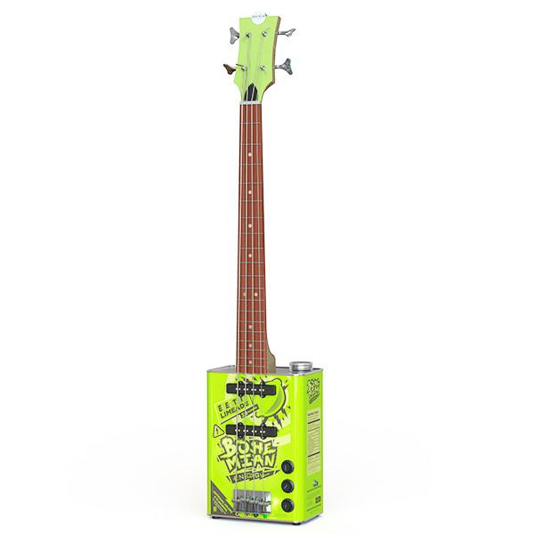 Bohemian Oil Can Elc Lime Aide Bass Guitar