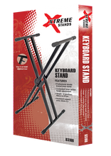 Load image into Gallery viewer, Xtreme KS166 Double Braced Keyboard Stand
