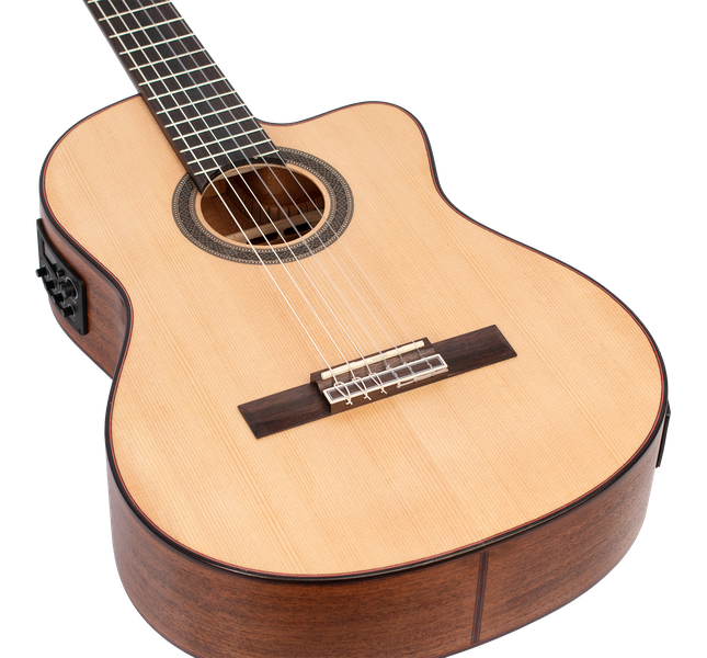 Valencia 700 series elec/acoustic solid top classical