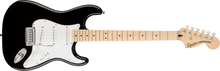 Load image into Gallery viewer, Squier Affinity Series Stratocaster, Maple Fingerboard, White Pickguard - Black