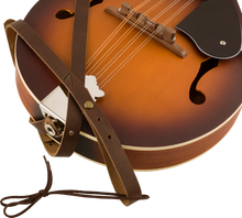 Load image into Gallery viewer, Fender Paramount Mandolin Leather Strap - Brown