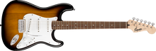Load image into Gallery viewer, Squier 0371823332 Strat Pack, Laurel Fingerboard, Brown Sunburst, Gig Bag,