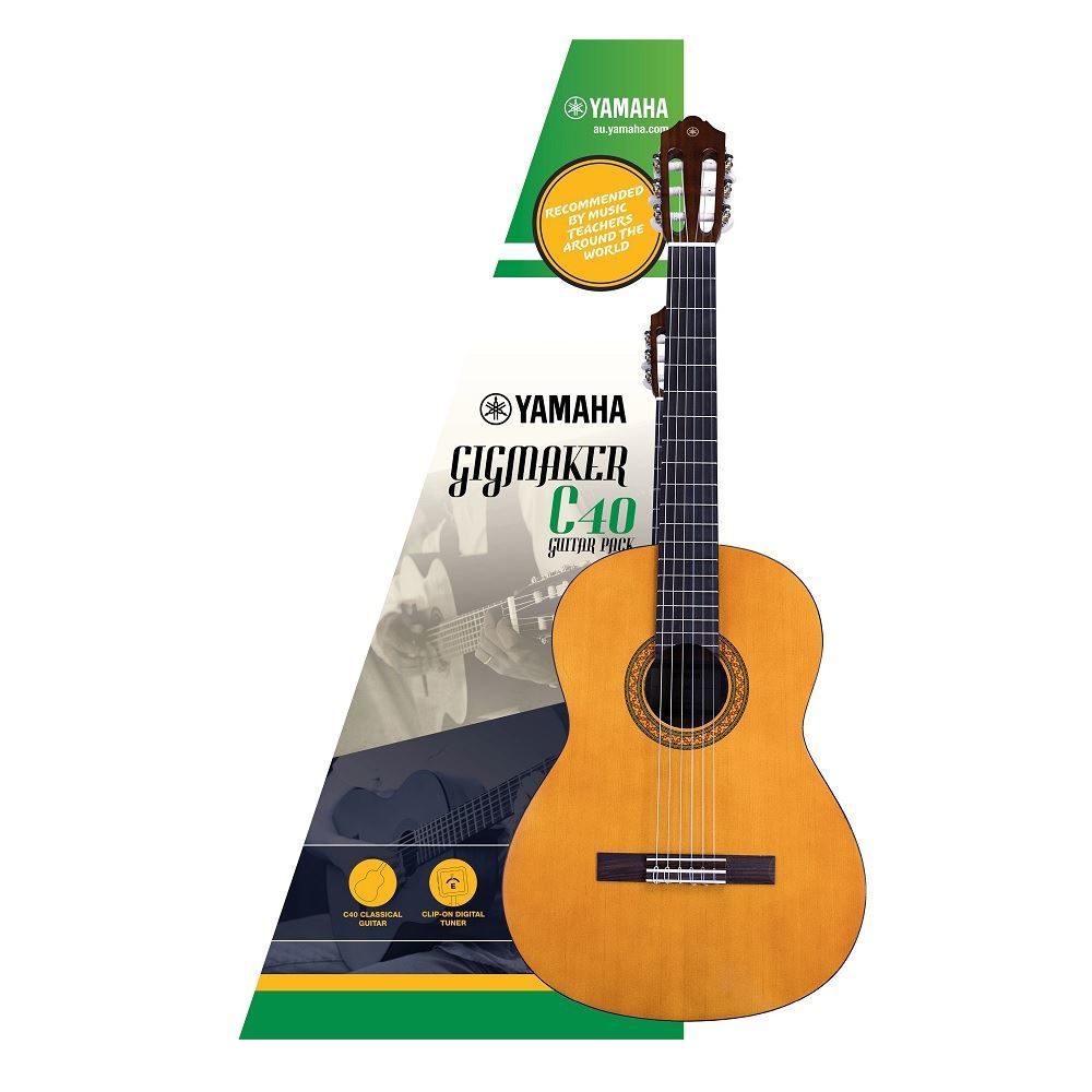 Yamaha Gigmaker C40 Full Size Classical Guitar Pack