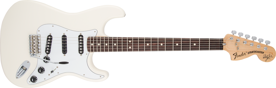Fender Ritchie Blackmore Stratocaster Scalloped Rosewood Fingerboard (Olympic White)