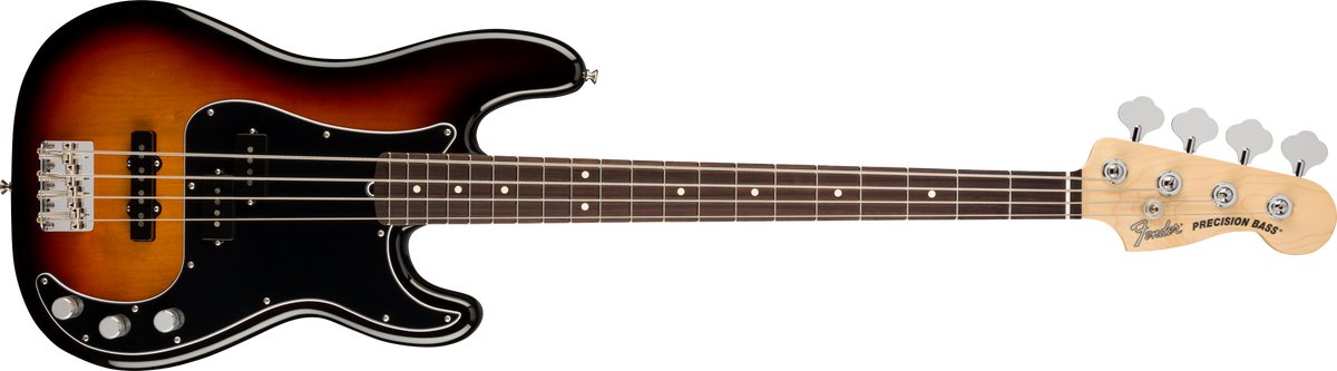 Fender American Performer Precision Bass, Rosewood Fingerboard, 3-Color Sunburst