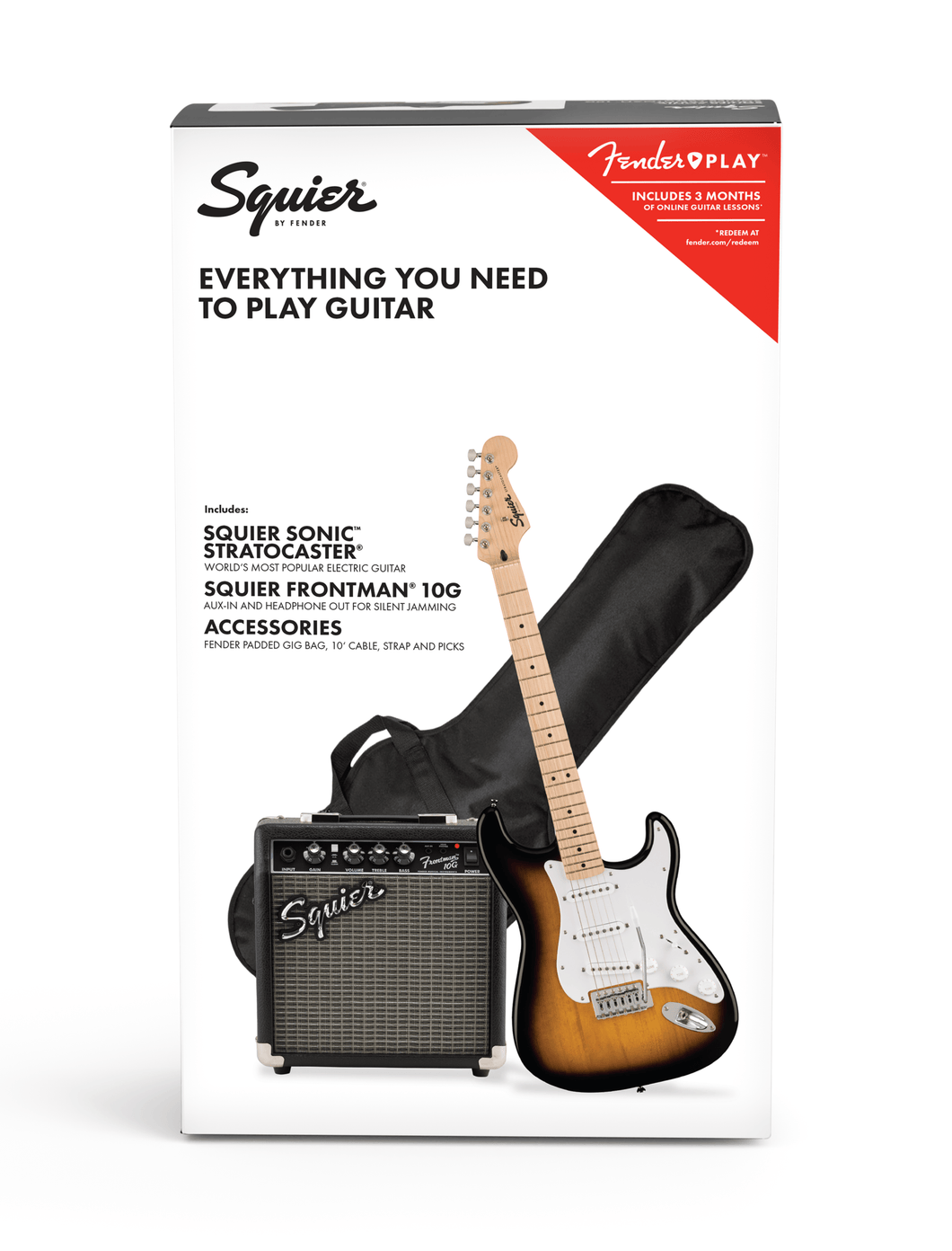 Squier PK Sonic STrat 2TS 10G