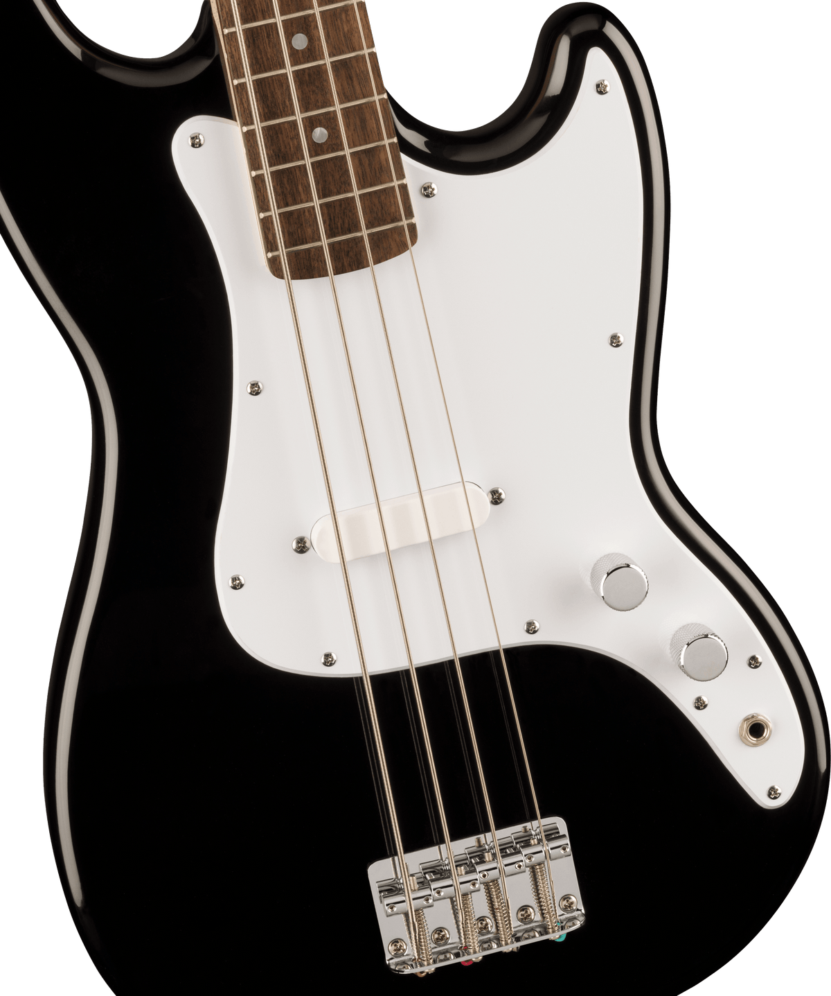 SQUIER SONIC BRONCO BASS LRL WPG BLK