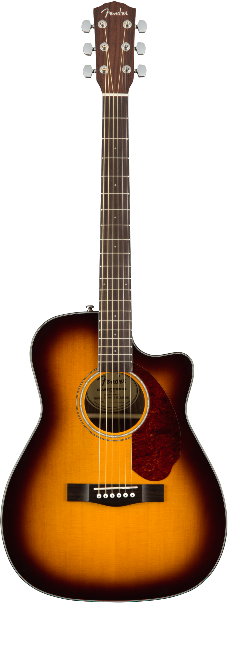 0970253332  CC-140SCE Concert, SB w/case WN