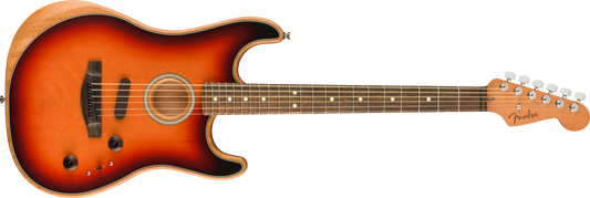 Fender 0972023200 Acoustasonic Stratocaster w/ Ebony Fingerboard - 3-Color Sunburst