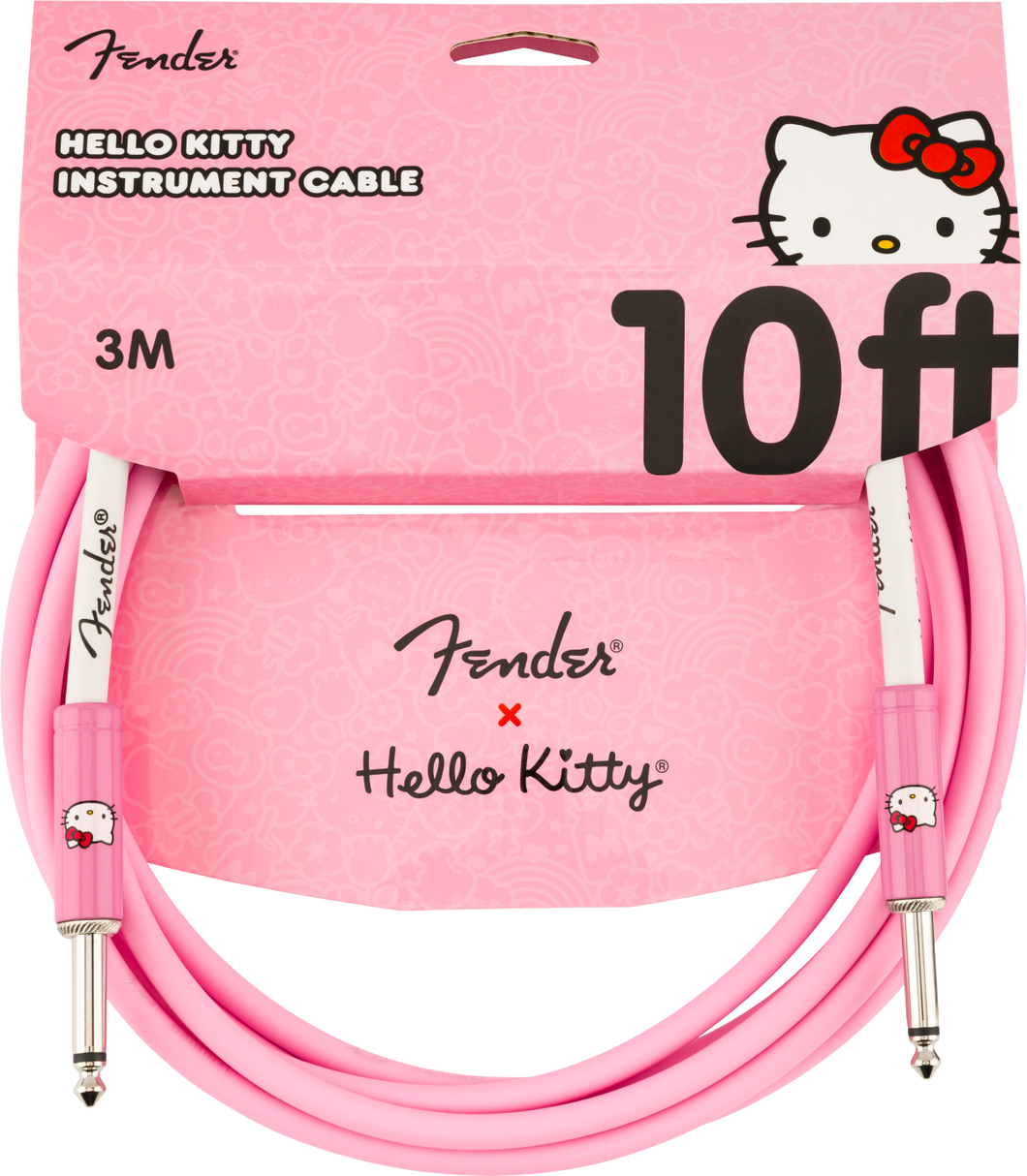 Fender Original 10' Cable Hello Kitty Pink