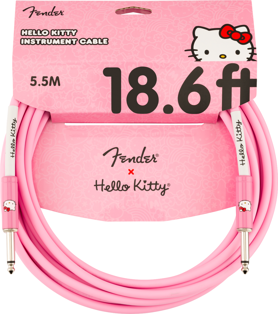 Fender Original 18.6' Cable Hello Kitty Pink