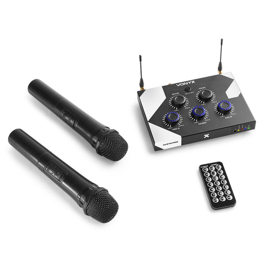 Vonyx AV510 Wireless Karaoke Microphone Set