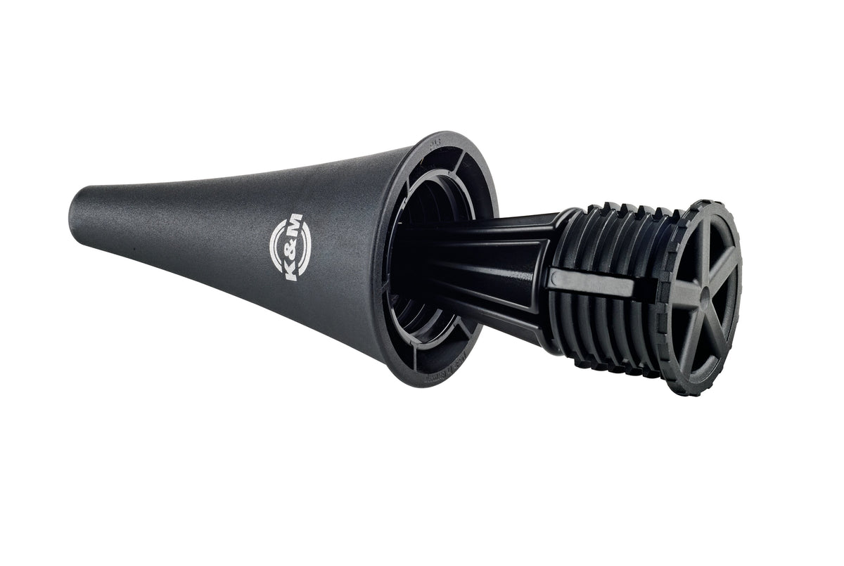 Clarinet Stand: base fits in stand and stand fits in instrument bell