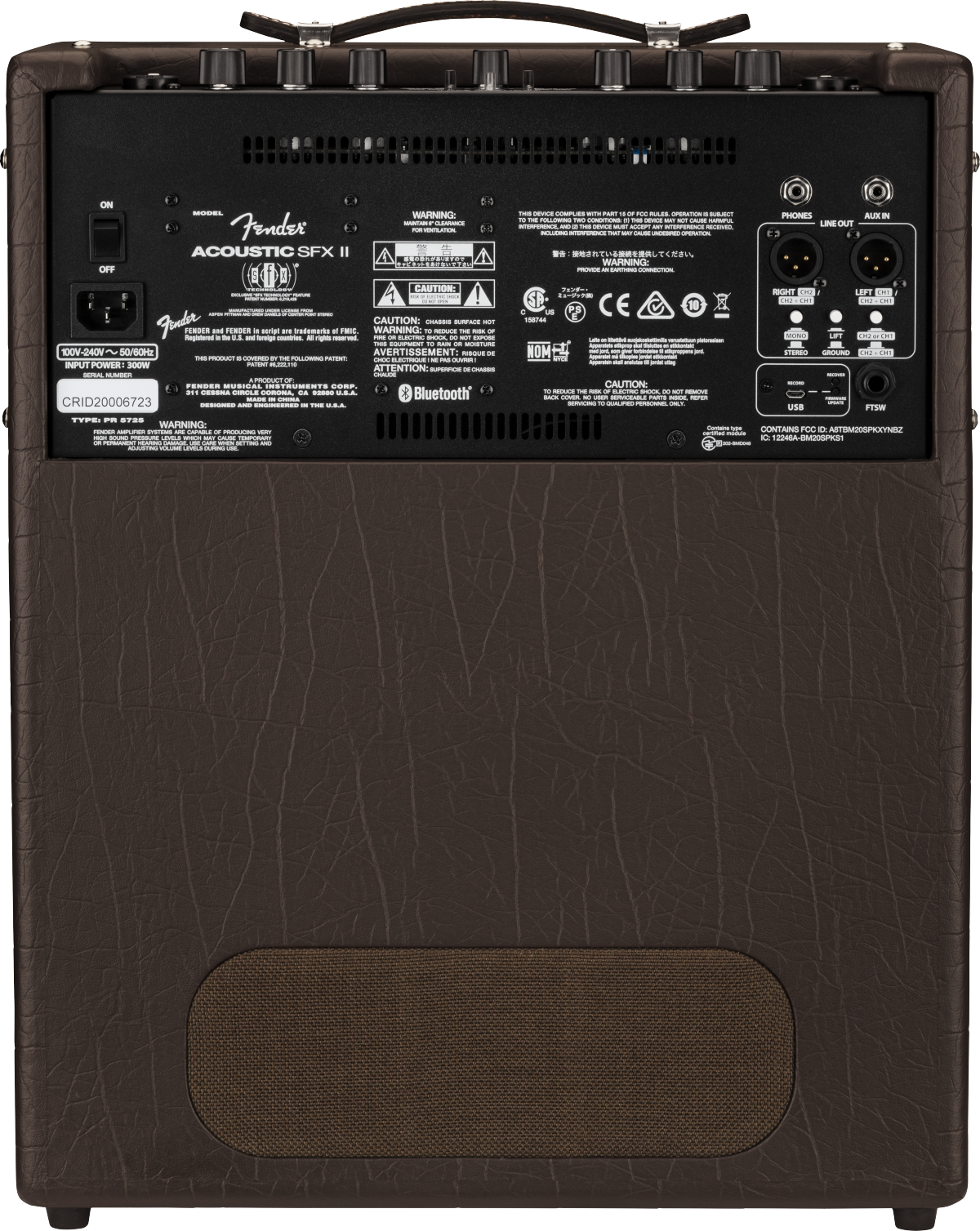 Fender Acoustic SFX II amplifier with looper & Bluetooth