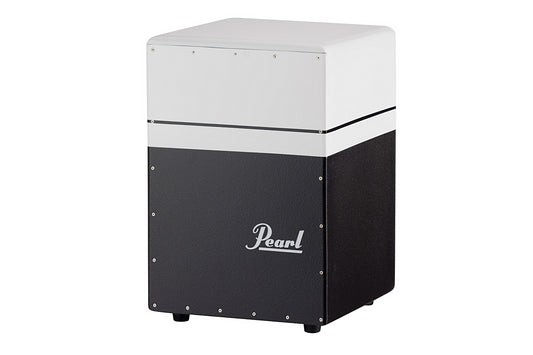 Pearl Brush Beat Cajon - Black & White