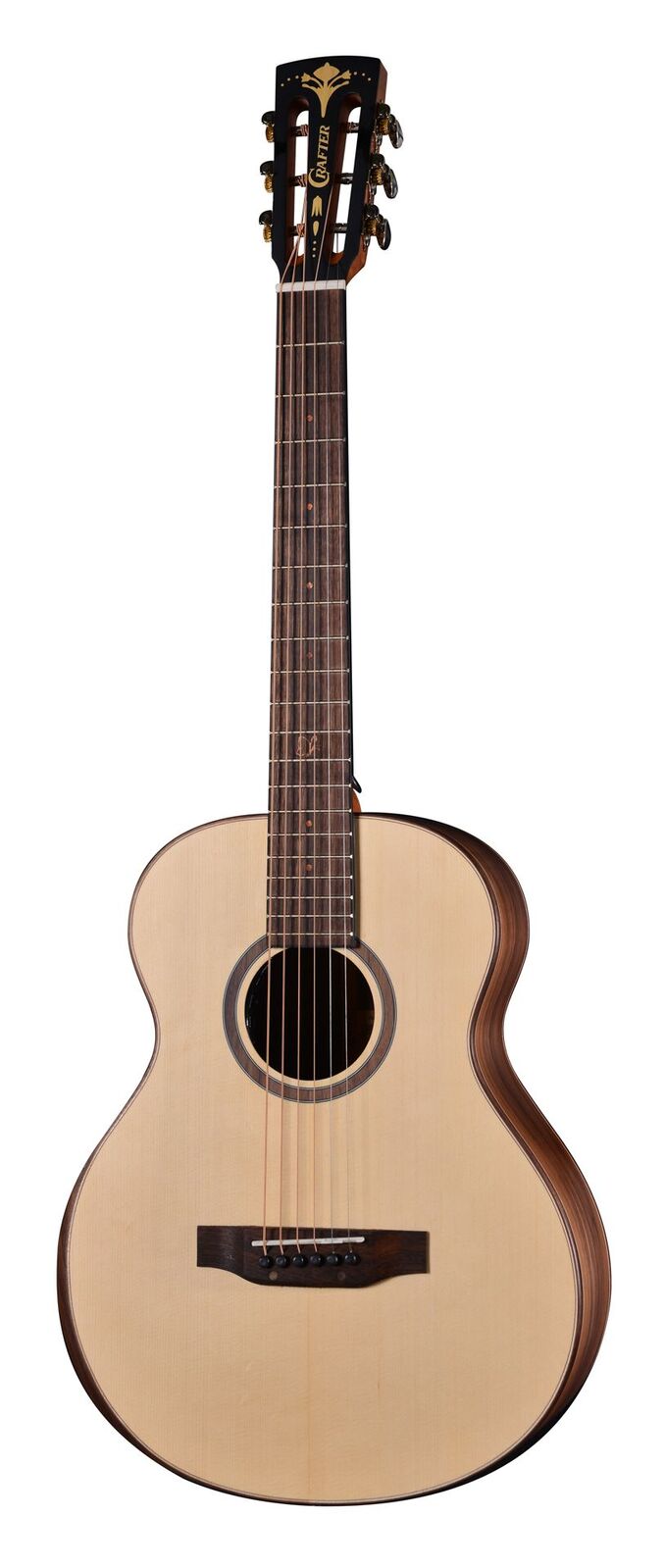 CRAFTER MINO/BLACK WALNUT SMALL BODY ACOUSTIC, EQ