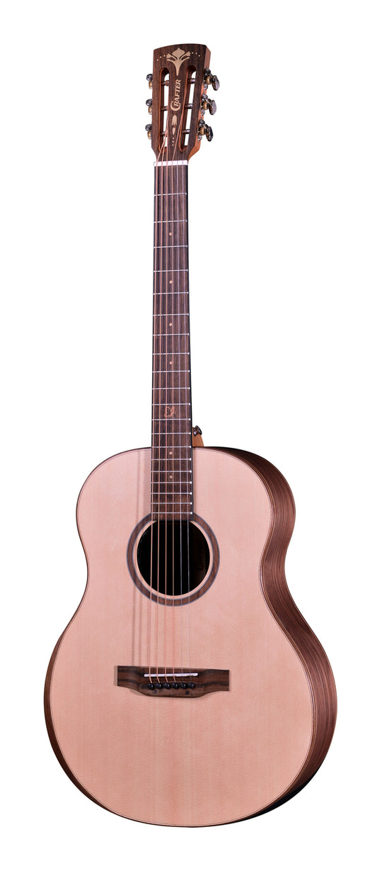 CRAFTER GRAND MINO/WALNUT MEDIUM BODY, SOLID SPRUCE TOP, SATIN, DS-2 PRO SOUNDHOLE EQ