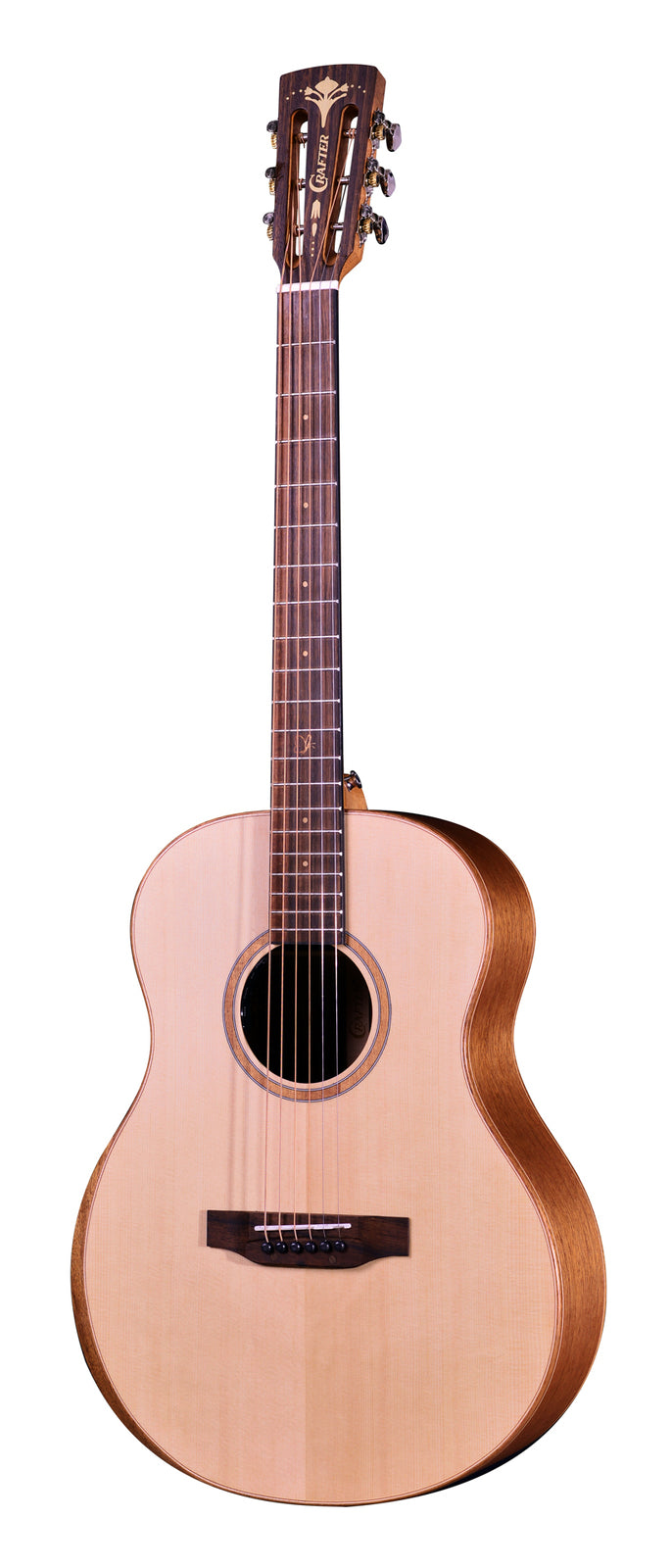 CRAFTER GRAND MINO/MAHOGANY ACOUSTIC, EQ