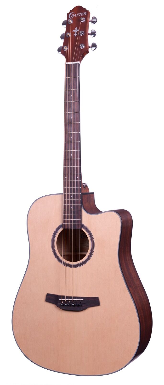 Crafter HD-100CE/OP.N Dreadnaught Cutaway