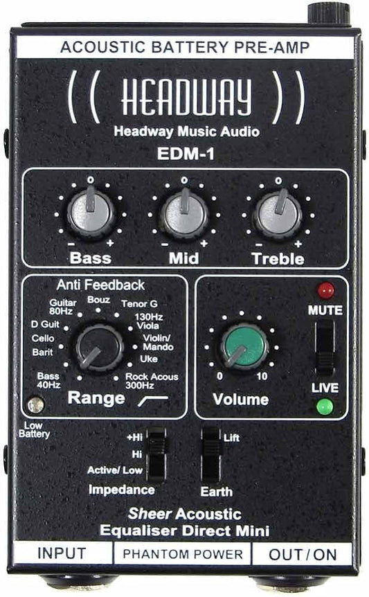 HEADWAY Acoustic Preamp/DI EDM1