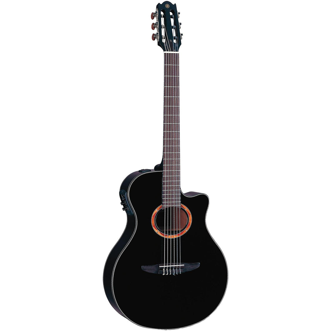 Yamaha NTX700BL EL/AC Nylon String Guitar - BLACK
