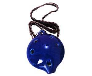 Ocarina (ceramic) LRG w/ Sling