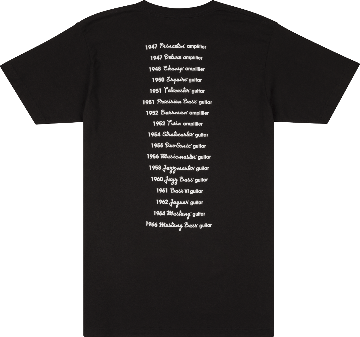 Fender Logo Date Back Tee XL