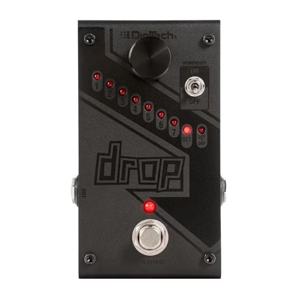 DIGITECH COMPACT POLYPHONIC DROP TUNE PITCH SHIFTER IN BLACK