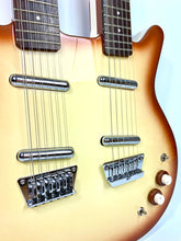 Load image into Gallery viewer, Danelectro DOUBLE NECK 6/12 COPPER BURST
