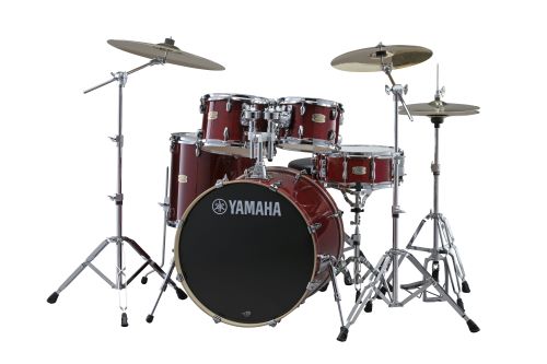 Yamaha Stage Custom Birch kit, Euro size Cran Red